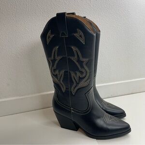 NEW Soda Orville Women Western Cowboy Stitched Pointe Toe Heel size 5.5